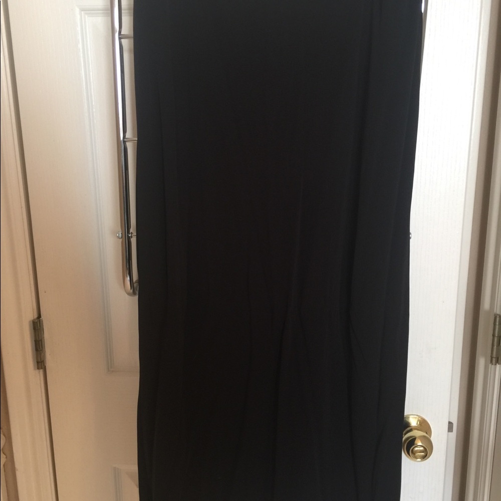 Long lack fitted shirt with tags